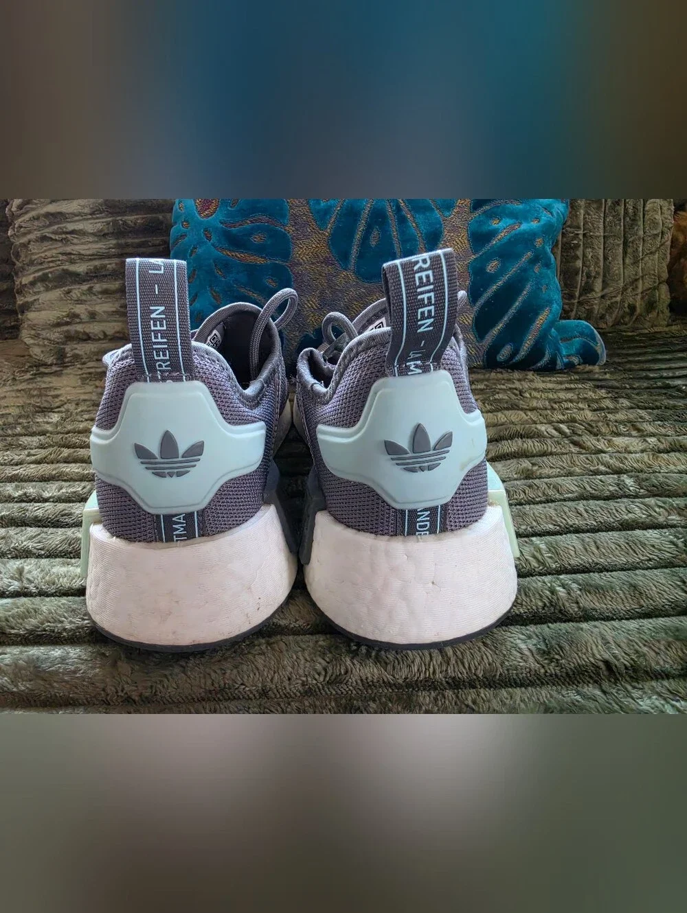 Adidas NMD_R1 Gray Iridescent Sneakers Women’s Size 7.5